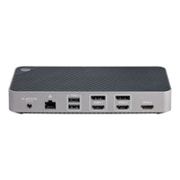 StarTech.com USB-C Drei Monitor Dockingstation - HDMI/DP Dreifach 4K USB C Dock - 5x USB Hub - GbE - 100W PD - Universelle Multi-Monitor Dockingstation - Thunderbolt 3/4 Kompatibel