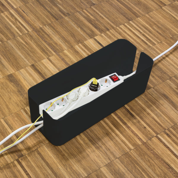 LogiLink KAB0077 Kabel-Organizer Universal Kabelgehäuse Schwarz 3 Stück(e)