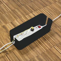 LogiLink KAB0077 Kabel-Organizer Universal Kabelgehäuse Schwarz 3 Stück(e)