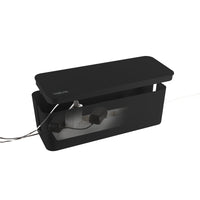 LogiLink KAB0077 Kabel-Organizer Universal Kabelgehäuse Schwarz 3 Stück(e)