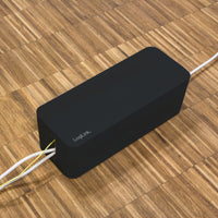 LogiLink KAB0077 Kabel-Organizer Universal Kabelgehäuse Schwarz 3 Stück(e)
