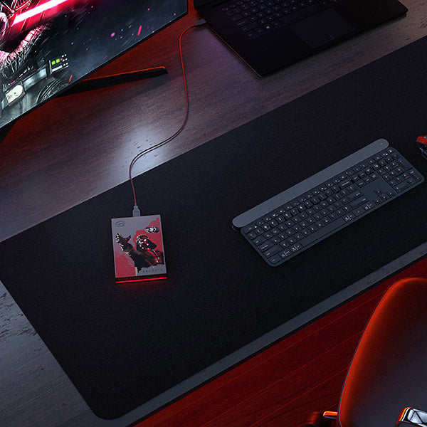 Seagate Game Drive Darth Vader™ Special Edition FireCuda Externe Festplatte 2 TB 3.2 Gen 1 (3.1 Gen 1) Schwarz, Rot