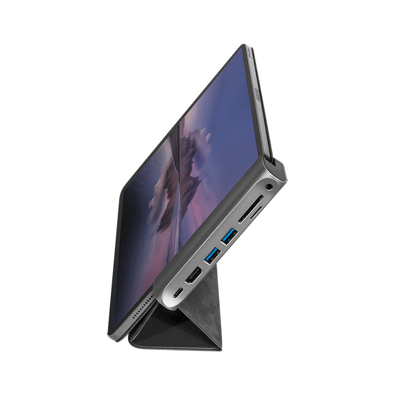 LogiLink UA0385 laptop-dockingstation & portreplikator USB Typ-C Schwarz, Silber