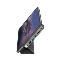 LogiLink UA0385 laptop-dockingstation & portreplikator USB Typ-C Schwarz, Silber