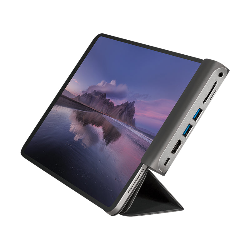 LogiLink UA0385 laptop-dockingstation & portreplikator USB Typ-C Schwarz, Silber