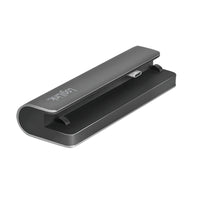 LogiLink UA0385 laptop-dockingstation & portreplikator USB Typ-C Schwarz, Silber