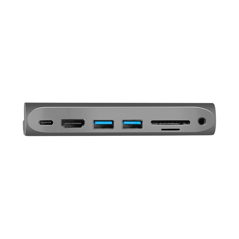 LogiLink UA0385 laptop-dockingstation & portreplikator USB Typ-C Schwarz, Silber