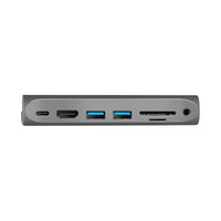 LogiLink UA0385 laptop-dockingstation & portreplikator USB Typ-C Schwarz, Silber