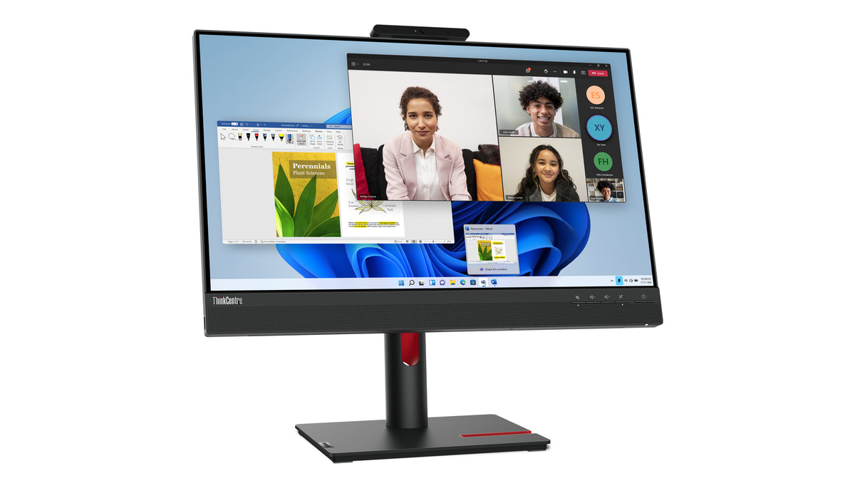 Lenovo ThinkCentre Tiny-In-One 24 Gen 5 Computerbildschirm 60,5 cm (23.8") 1920 x 1080 Pixel Full HD LED Touchscreen Schwarz