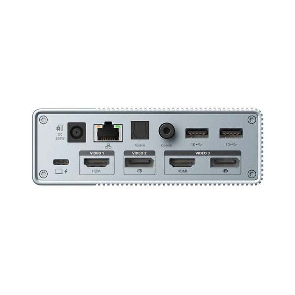 Targus HDG215-EUZ laptop-dockingstation & portreplikator USB 3.2 Gen 2 (3.1 Gen 2) Type-C Silber