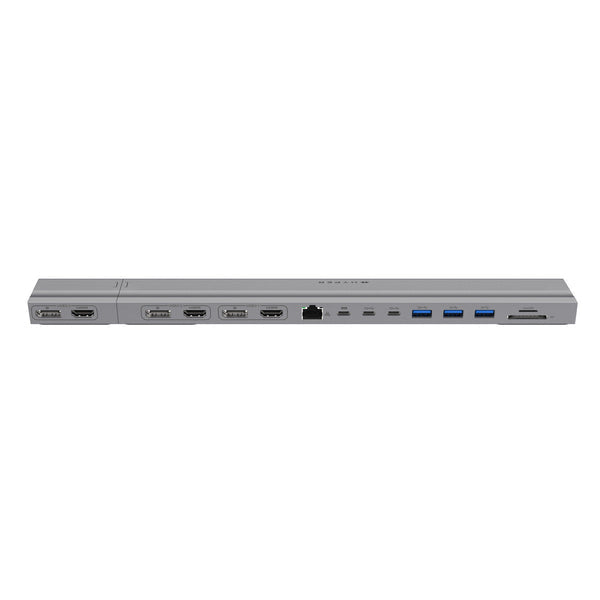 Targus HyperDrive 4K 2 x USB 3.2 Gen 2 (3.1 Gen 2) Type-C Silber