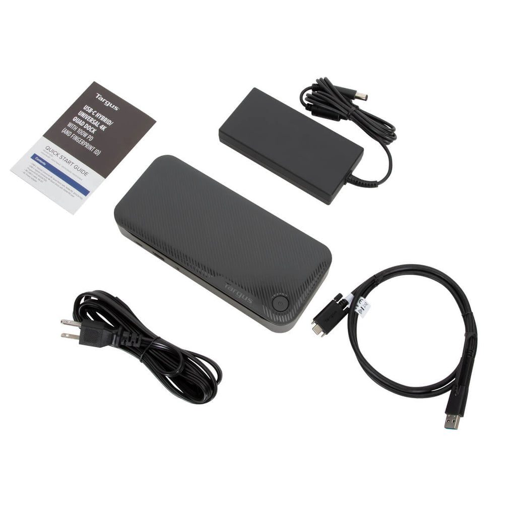Targus DOCK710EUZ laptop-dockingstation & portreplikator USB 3.2 Gen 2 (3.1 Gen 2) Type-C Schwarz