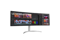LG 49WQ95X-W Computerbildschirm 124,5 cm (49") 5120 x 1440 Pixel Dual QHD Weiß