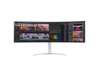 LG 49WQ95X-W Computerbildschirm 124,5 cm (49") 5120 x 1440 Pixel Dual QHD Weiß