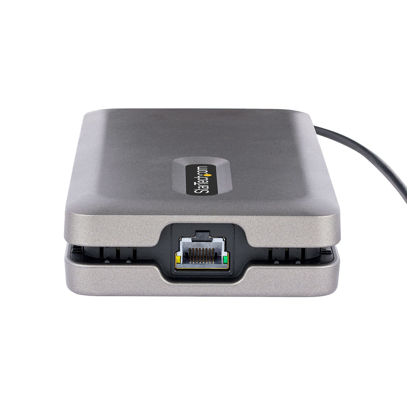 StarTech.com USB C Multiport Adapter-Docking Station - USB-C auf DP Alt Mode/4k HDMI/VGA, Dual Monitor Laptop Dockingstation, 100W PD, Ethernet, USB-C Mini Dock/MST Adapter/Reiseadapter
