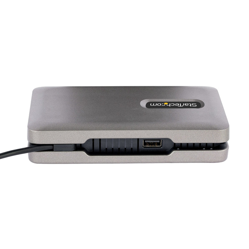 StarTech.com USB C Multiport Adapter-Docking Station - USB-C auf DP Alt Mode/4k HDMI/VGA, Dual Monitor Laptop Dockingstation, 100W PD, Ethernet, USB-C Mini Dock/MST Adapter/Reiseadapter