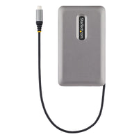 StarTech.com USB C Multiport Adapter-Docking Station - USB-C auf DP Alt Mode/4k HDMI/VGA, Dual Monitor Laptop Dockingstation, 100W PD, Ethernet, USB-C Mini Dock/MST Adapter/Reiseadapter