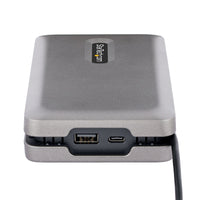 StarTech.com USB C Multiport Adapter-Docking Station - USB-C auf DP Alt Mode/4k HDMI/VGA, Dual Monitor Laptop Dockingstation, 100W PD, Ethernet, USB-C Mini Dock/MST Adapter/Reiseadapter