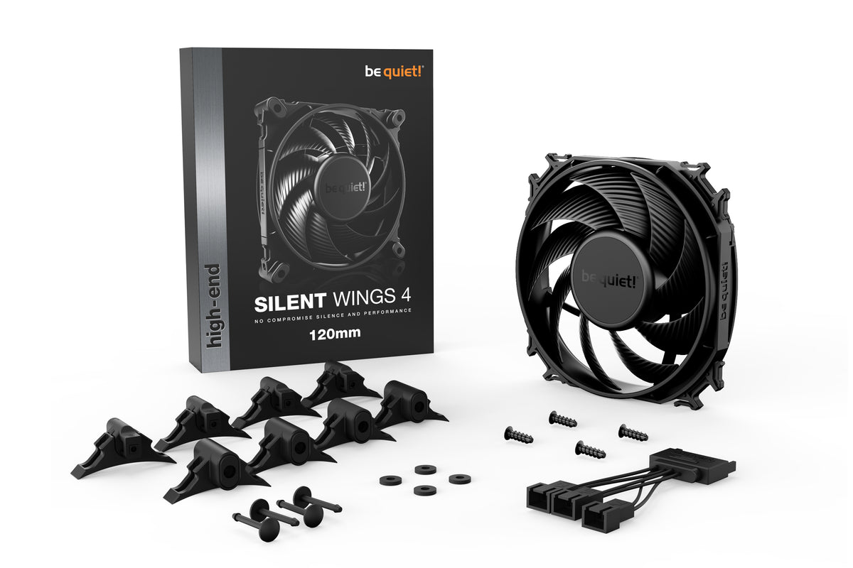 be quiet! SILENT WINGS 4 | 120mm Computergehäuse Ventilator 12 cm Schwarz 1 Stück(e)