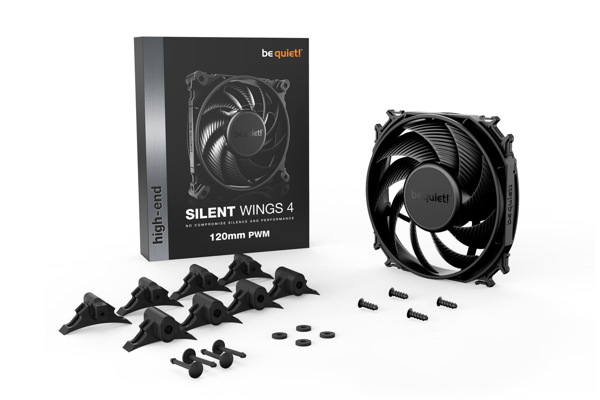 be quiet! SILENT WINGS 4 | 120mm PWM Computergehäuse Ventilator 12 cm Schwarz 1 Stück(e)