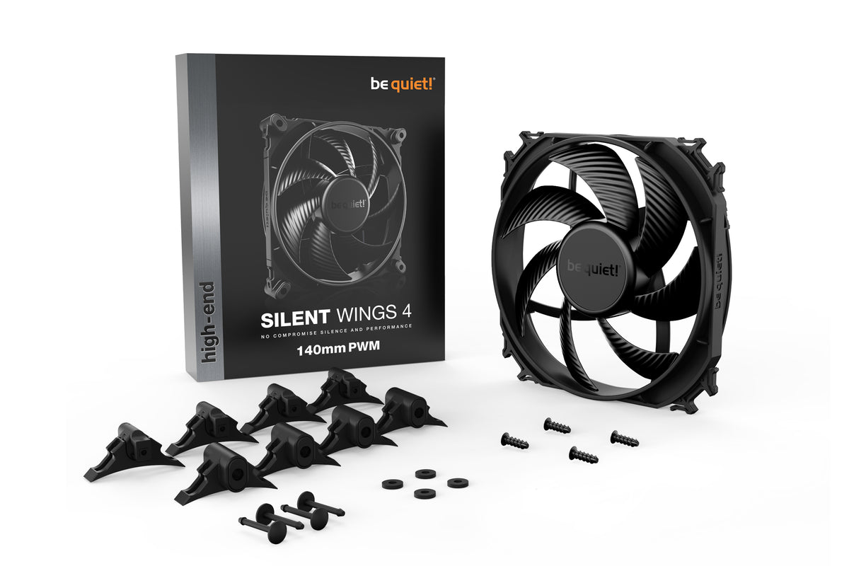 be quiet! SILENT WINGS 4 | 140mm PWM Computergehäuse Ventilator 14 cm Schwarz 1 Stück(e)