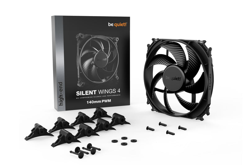 be quiet! SILENT WINGS 4 | 140mm PWM Computergehäuse Ventilator 14 cm Schwarz 1 Stück(e)