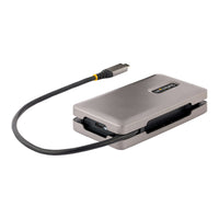StarTech.com USB C Multiport Adapter-Dockingstation, USB-C Auf HDMI 2.0b 4K 60Hz, HDR, USB Hub, Ethernet, 100W PD, Thunderbolt 3/USB C Mini Dock/Reiseadapter, Laptop Docking Station