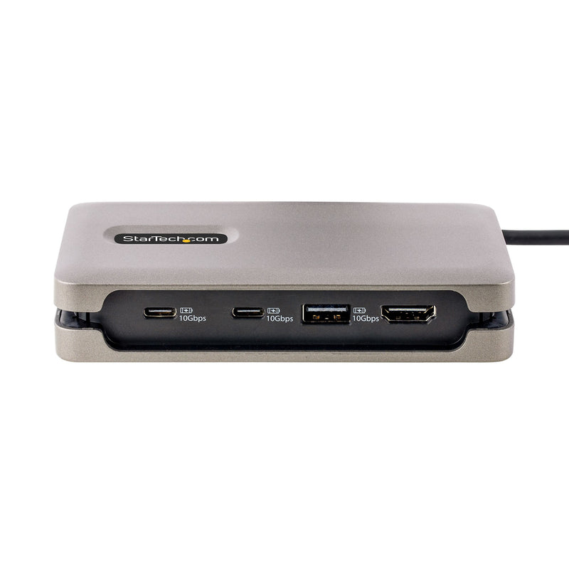 StarTech.com USB C Multiport Adapter-Dockingstation, USB-C Auf HDMI 2.0b 4K 60Hz, HDR, USB Hub, Ethernet, 100W PD, Thunderbolt 3/USB C Mini Dock/Reiseadapter, Laptop Docking Station