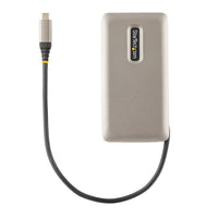 StarTech.com USB C Multiport Adapter-Dockingstation, USB-C Auf HDMI 2.0b 4K 60Hz, HDR, USB Hub, Ethernet, 100W PD, Thunderbolt 3/USB C Mini Dock/Reiseadapter, Laptop Docking Station