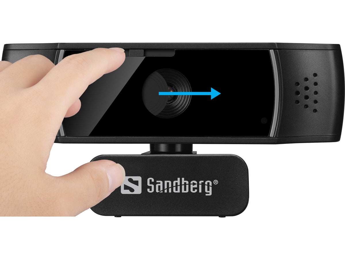 Sandberg 134-38 Webcam 2,07 MP 1920 x 1080 Pixel USB 2.0 Schwarz
