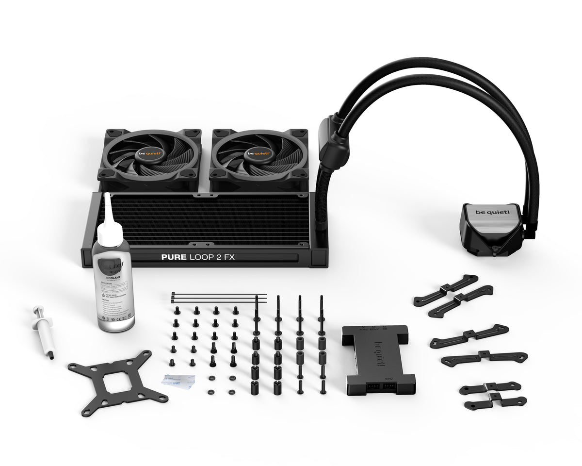 be quiet! Pure Loop 2 FX 240mm Prozessor All-in-One-Flüssigkeitskühler 12 cm Schwarz 1 Stück(e)