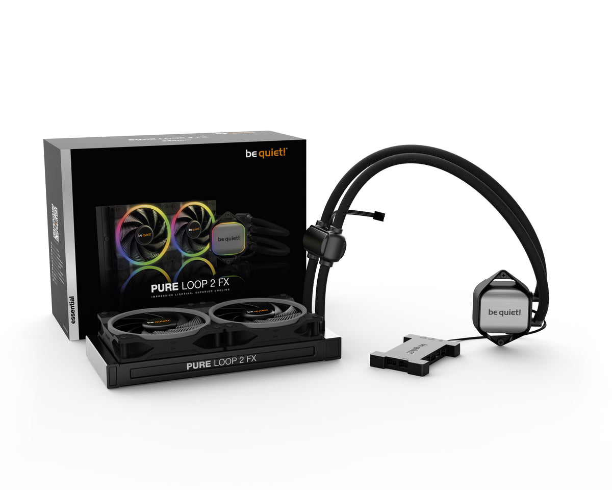 be quiet! Pure Loop 2 FX 240mm Prozessor All-in-One-Flüssigkeitskühler 12 cm Schwarz 1 Stück(e)