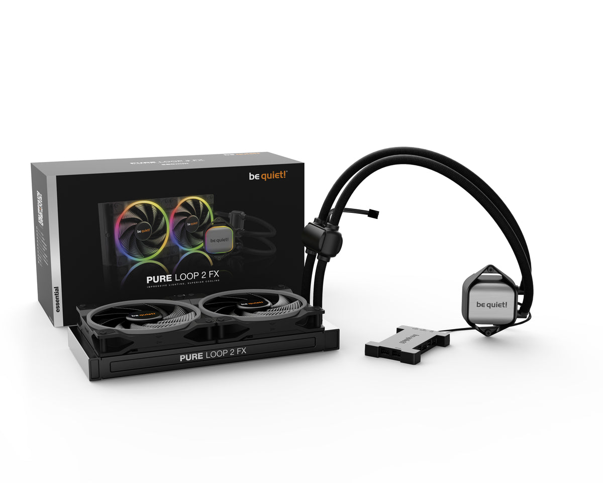 be quiet! Pure Loop 2 FX 280mm Prozessor All-in-One-Flüssigkeitskühler 14 cm Schwarz 1 Stück(e)