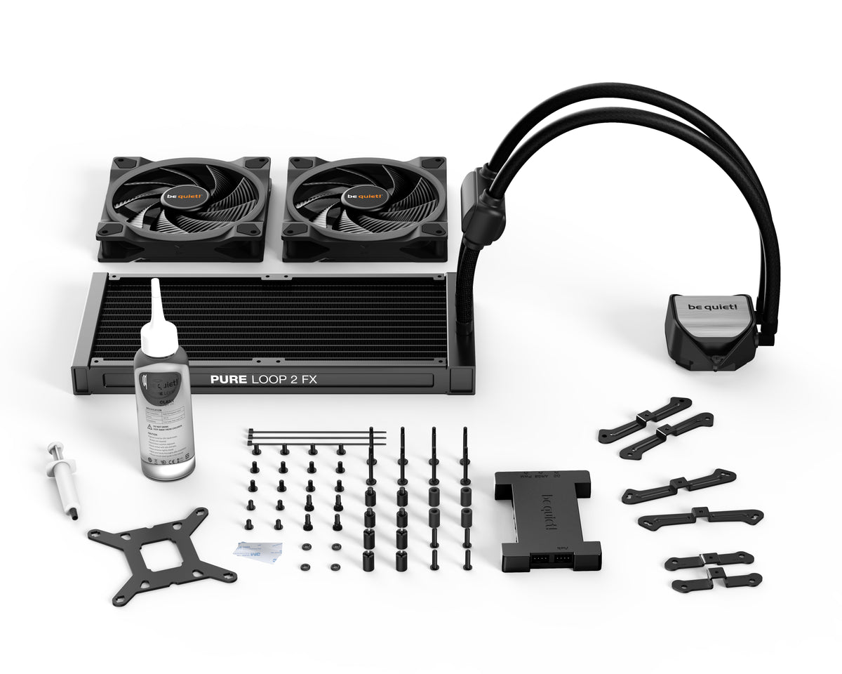 be quiet! Pure Loop 2 FX 280mm Prozessor All-in-One-Flüssigkeitskühler 14 cm Schwarz 1 Stück(e)