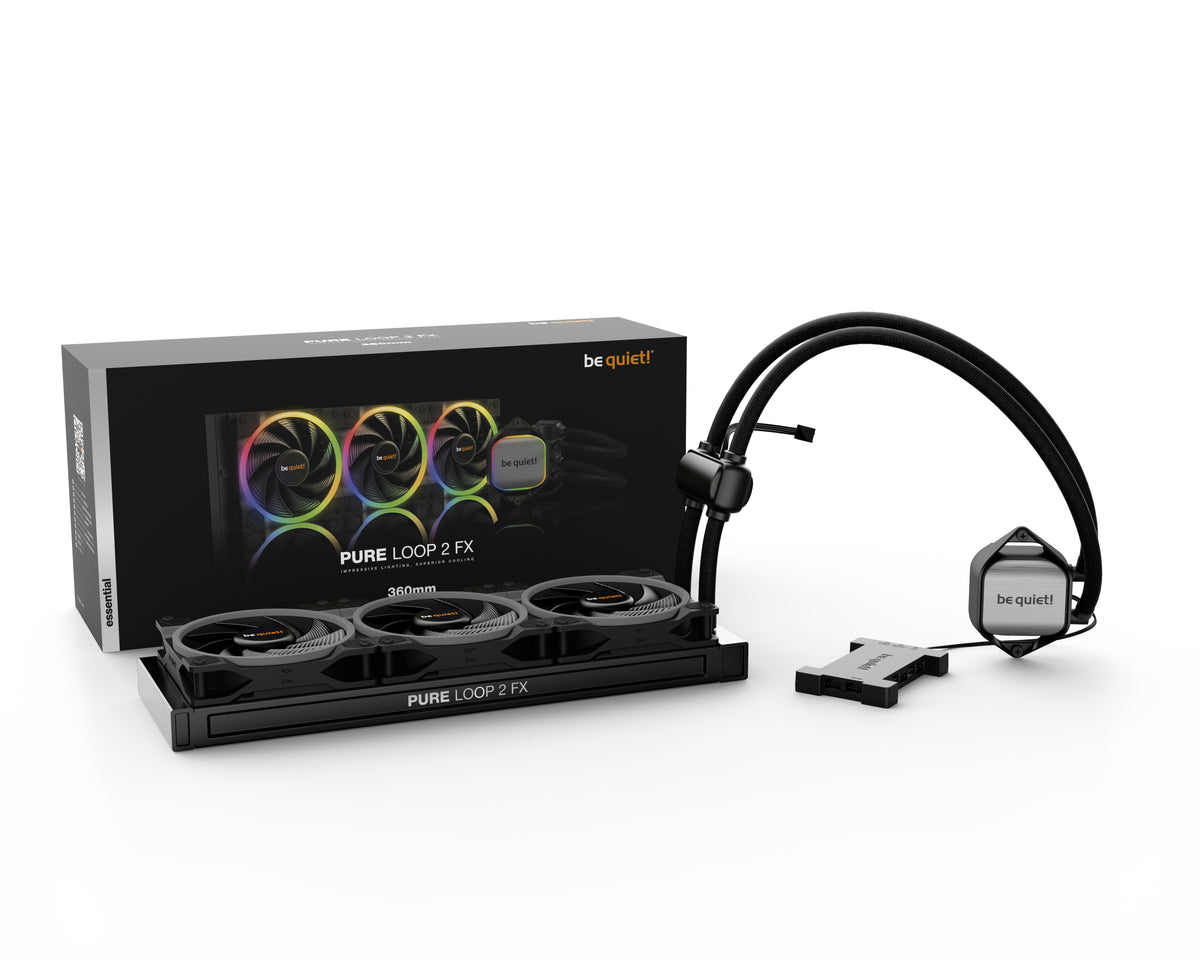 be quiet! Pure Loop 2 FX 360mm Prozessor All-in-One-Flüssigkeitskühler 12 cm Schwarz 1 Stück(e)