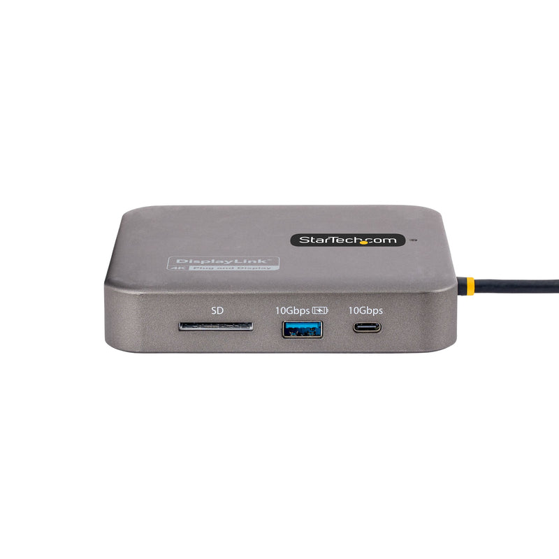 StarTech.com USB C Docking Station, Dual 4K 60Hz HDMI kompatibel mit Macbook Pro (M1/M2/M3/M4) und Windows, USB-A/USB-C 10Gbps Hub, 100W Power Delivery, GbE, SD, 56cm Kabel