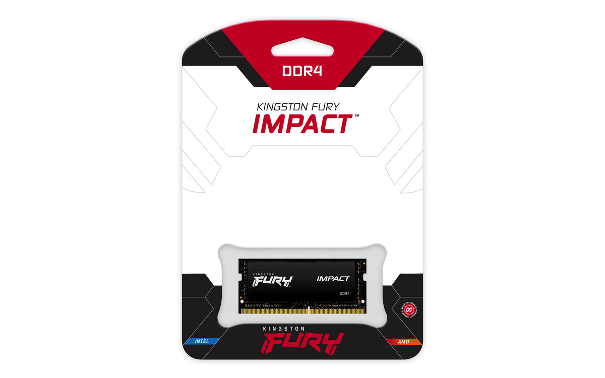 Kingston Technology FURY 16GB 2666MT/s DDR4 CL15 SODIMM 1Gx8 Impact