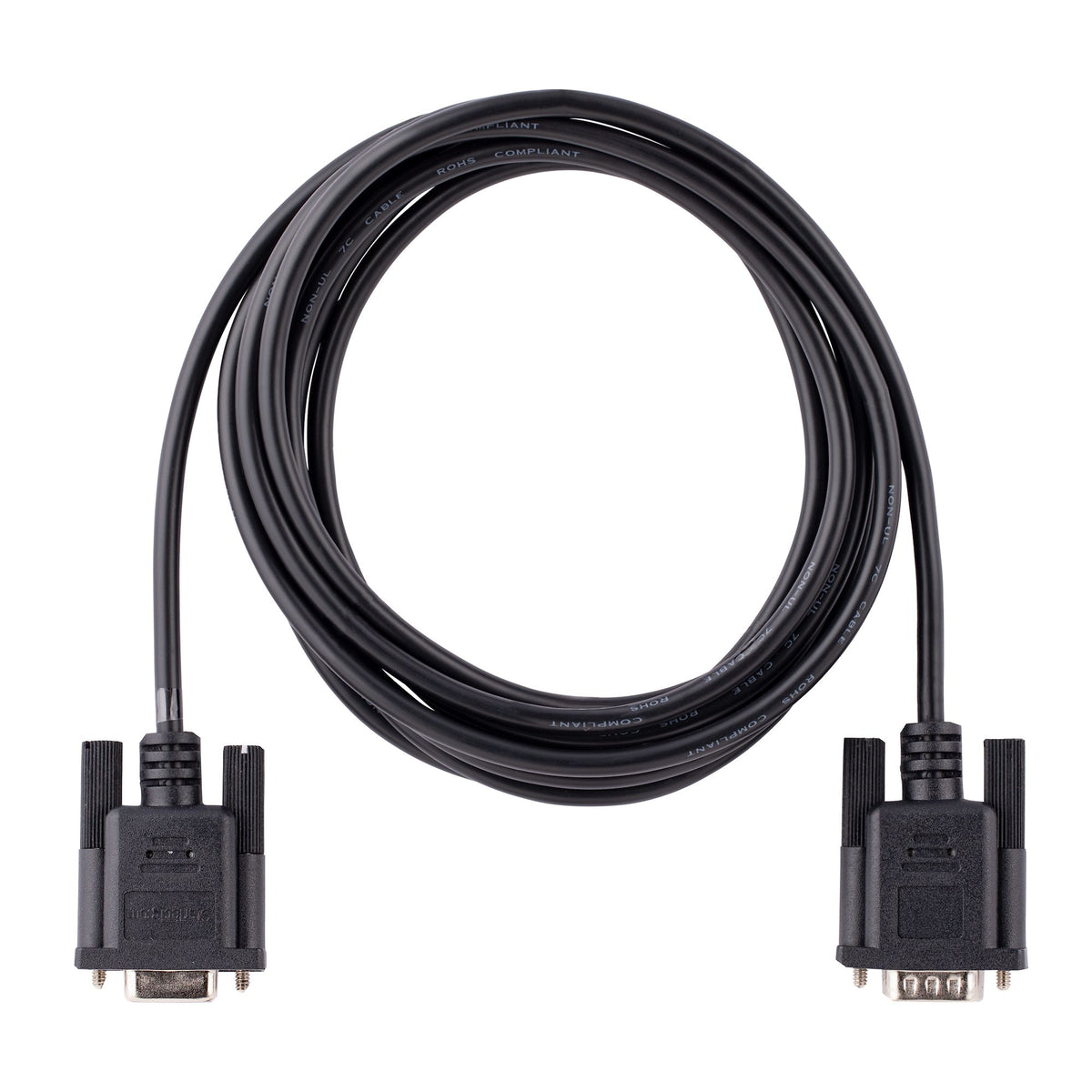 StarTech.com 3 m Nullmodemkabel RS232, Crossover Kabel, Sub DB9 Serielles COM Port Kabel, Serielle Schnittstelle Kabelverlängerung, DTE Geräte Kompatibel, Schwarz, F/M