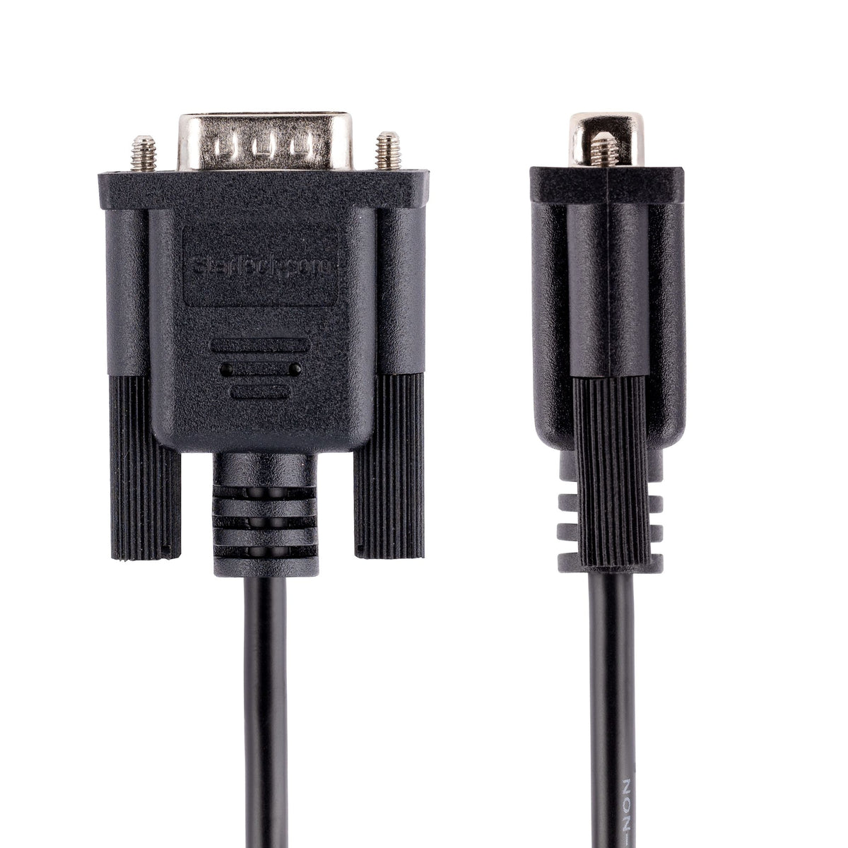 StarTech.com 3 m Nullmodemkabel RS232, Crossover Kabel, Sub DB9 Serielles COM Port Kabel, Serielle Schnittstelle Kabelverlängerung, DTE Geräte Kompatibel, Schwarz, F/M