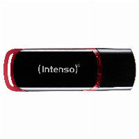 Intenso 64GB USB2.0 USB-Stick USB Typ-A 2.0 Schwarz, Rot