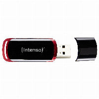 Intenso 64GB USB2.0 USB-Stick USB Typ-A 2.0 Schwarz, Rot