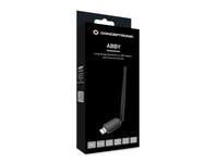 Conceptronic ABBY USB-Bluetooth 5.1-Adapter mit externer Antenne und hoher Reichweite