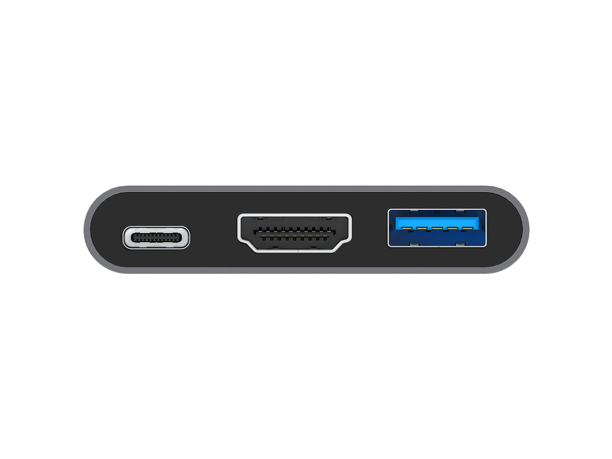 Conceptronic DONN Multifunktionaler 3-in-1 USB Adapter, HDMI, USB 3.0, USB PD