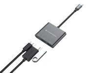 Conceptronic DONN Multifunktionaler 3-in-1 USB Adapter, HDMI, USB 3.0, USB PD