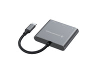 Conceptronic DONN Multifunktionaler 3-in-1 USB Adapter, HDMI, USB 3.0, USB PD