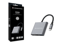 Conceptronic DONN Multifunktionaler 3-in-1 USB Adapter, HDMI, USB 3.0, USB PD