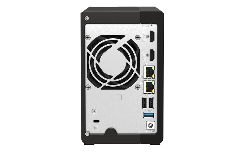 QNAP TS-253E NAS Tower Intel® Celeron® J6412 8 GB 0 TB QNAP QTS Schwarz