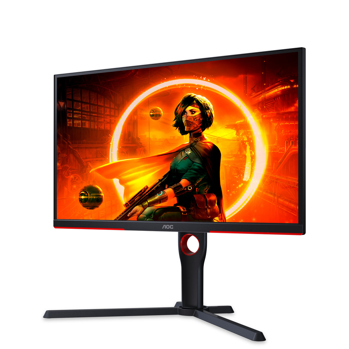 AOC G3 25G3ZM/BK Computerbildschirm 62,2 cm (24.5") 1920 x 1080 Pixel Full HD Schwarz, Rot
