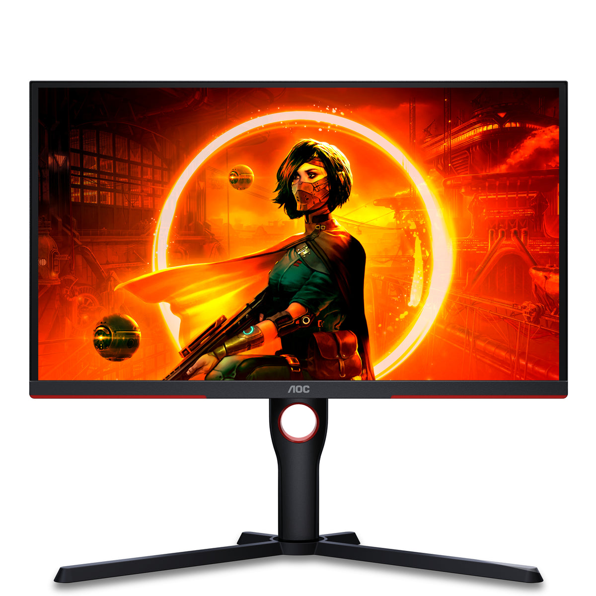 AOC G3 25G3Z/69 Computerbildschirm 62,2 cm (24.5") 1920 x 1080 Pixel Schwarz, Rot