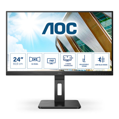 AOC P2 24P2QM Computerbildschirm 60,5 cm (23.8") 1920 x 1080 Pixel Full HD LED Schwarz